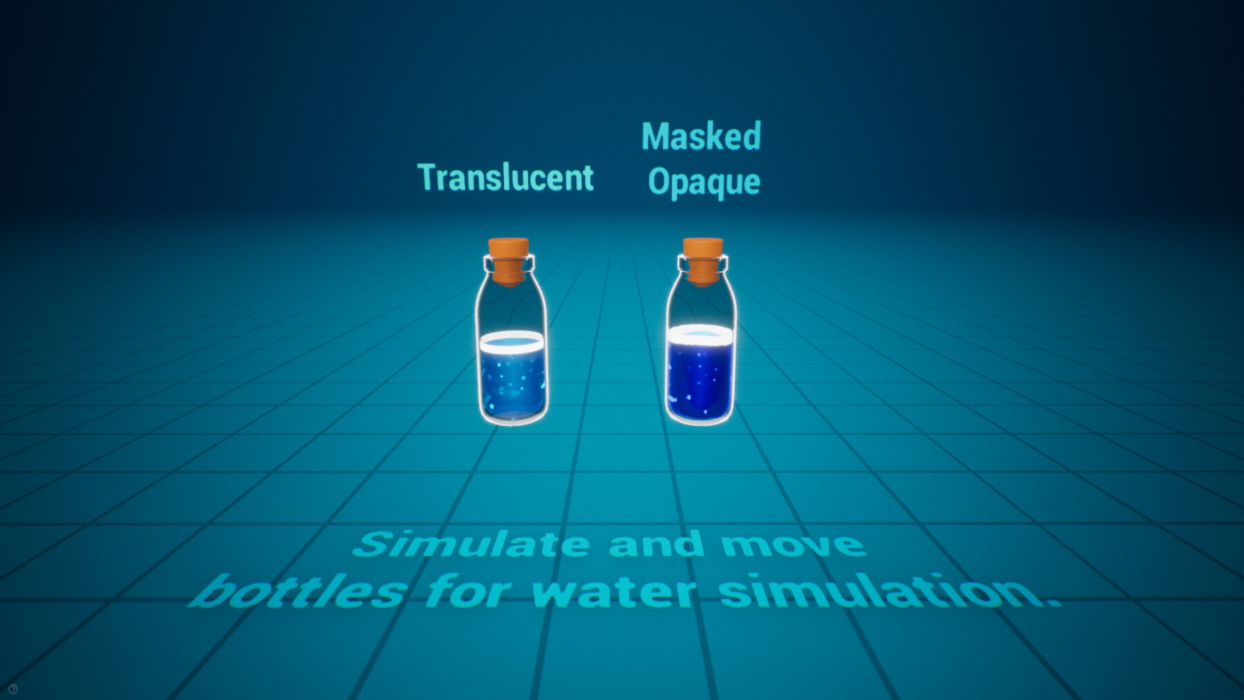 ArtStation Liquid Bottle Simulation VFX Game Assets