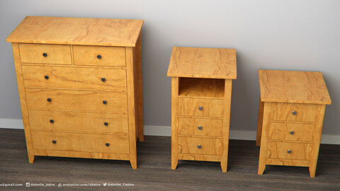 Room Furniture Package | 3D model | 2k Textures