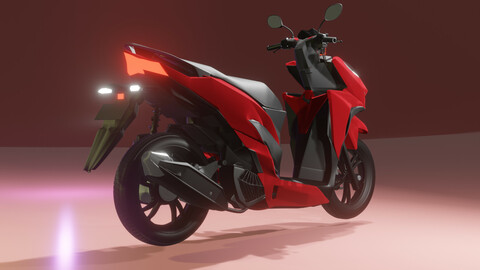 Honda Vario 2019 3D Model