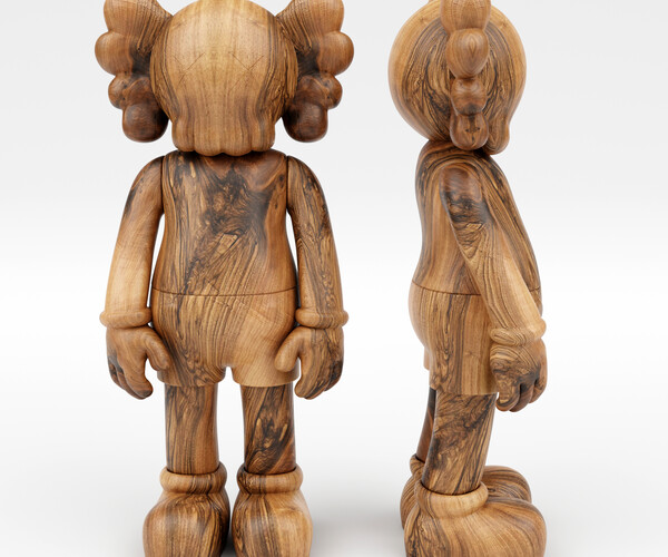 ArtStation - KAWS Wood Companion | Resources