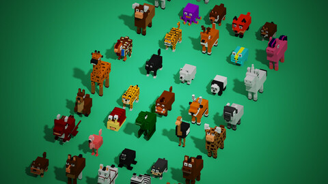 Mega packs of animals