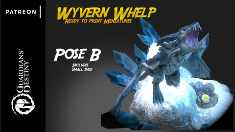 3D Print - Frost Wyvern Pose B
