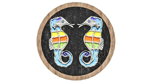 seahorse relief table 02