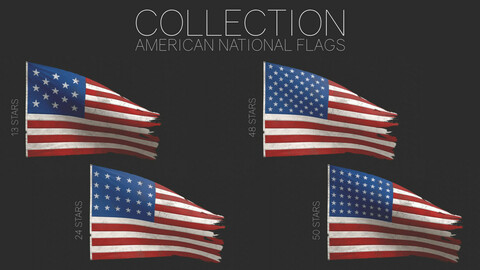 American Flags (Historical & Actual)