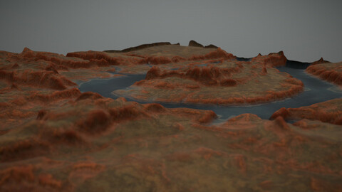Red Canyon Landscapes / Terrain
