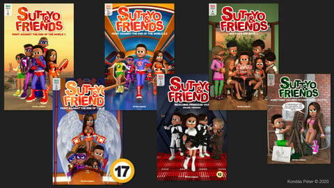 Suttyo digital pack (6 comic books) + 1 booklet