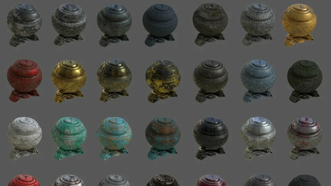Substance Painter 60 Smart Materials Pack