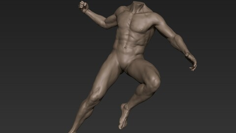 Male Full Body Sculpt Pose 9