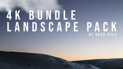4K LANDSCAPE BUNDLE PACK - 20 Seamless Landscape Height Maps & 15 Realistic Terrain Maps + Textures.