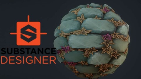 Stylised Cobblestone - Substance Designer