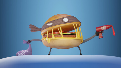 Burger Heist - Stylized Character