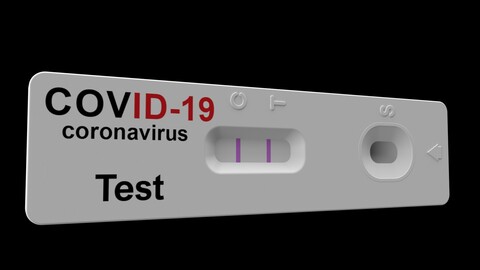 Antigen Test Covid-19 3D model