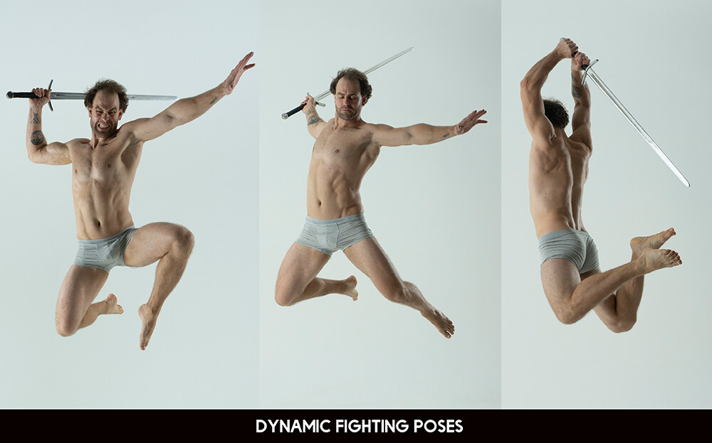 330+ Male Action Pose Reference Pictures.