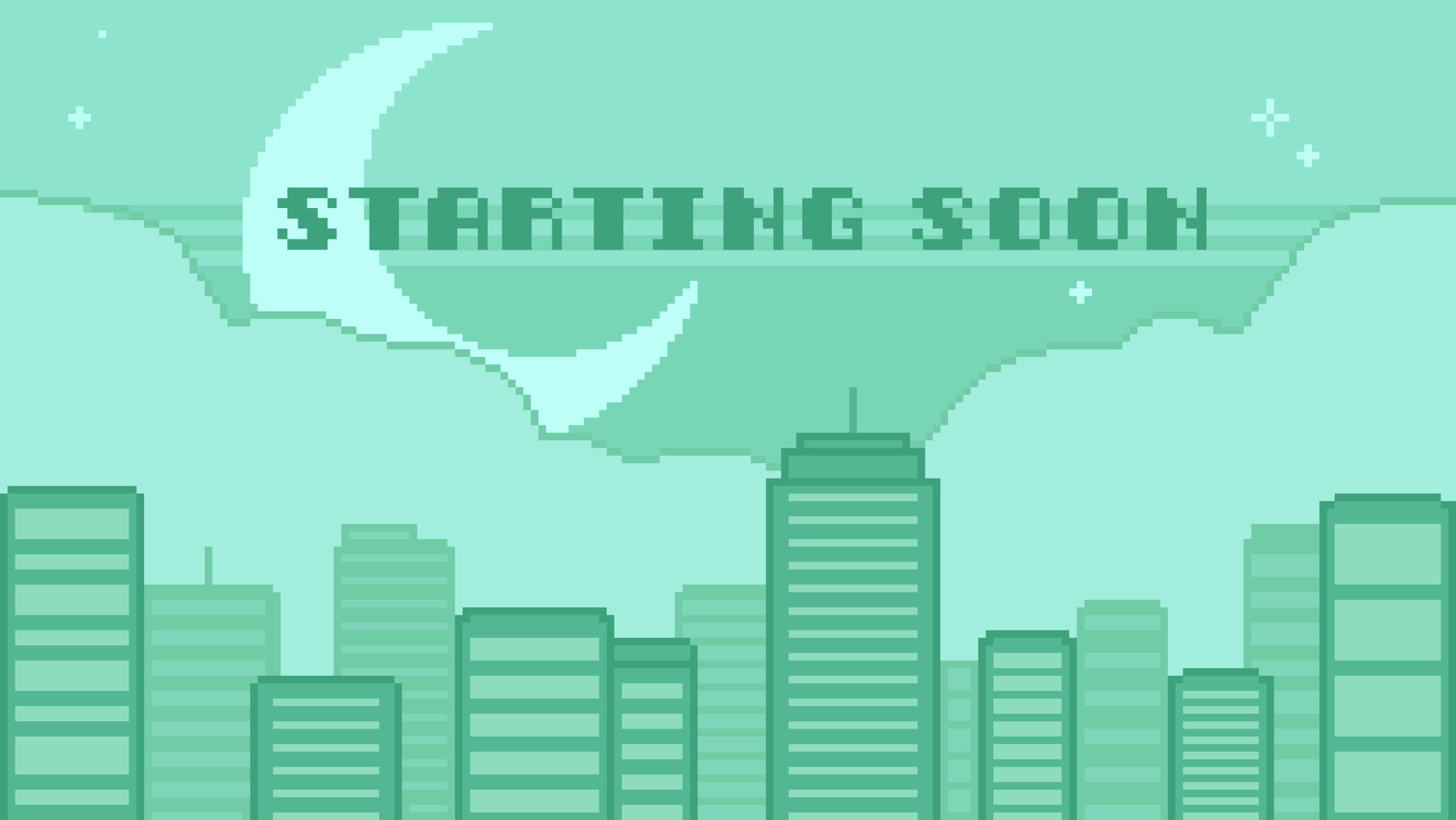 ArtStation - Animated Dreamy, Pastel Pixel Screens for Twitch/Streaming