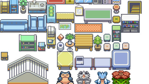 POKEMON TILESET C FOR RPG MAKER MV MZ