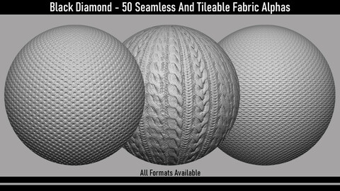 50 Seamless And Tileable Fabric Alphas