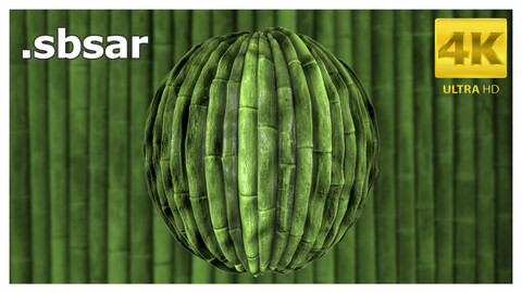 Bamboo Material Design  / Substance Painter / Sbsar
