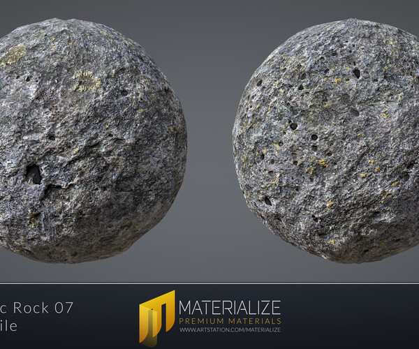 ArtStation - Cut Volcanic Rock Material | Tileable | Game Assets