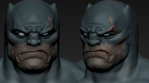 Comic Head Sketch Basemesh