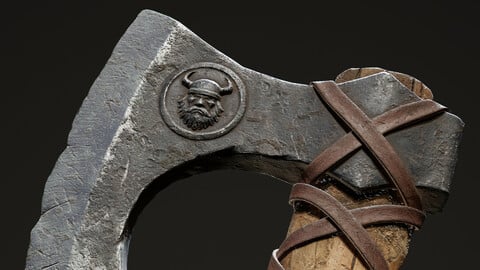 Real-time Game-ready Viking Axe