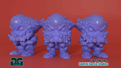 Lisker Chibi Figure by Gabriel Garcia