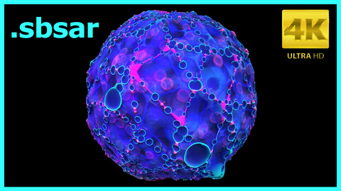 Abstract Material Design - V3 / Sbsar / Substance Painter