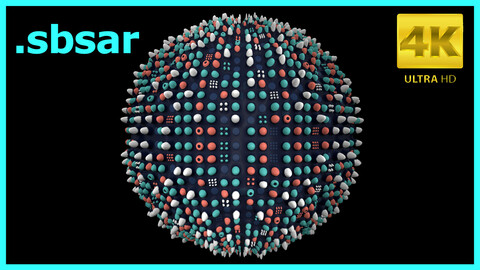 Abstract Material Design - V4 / Sbsar / Substance Painter