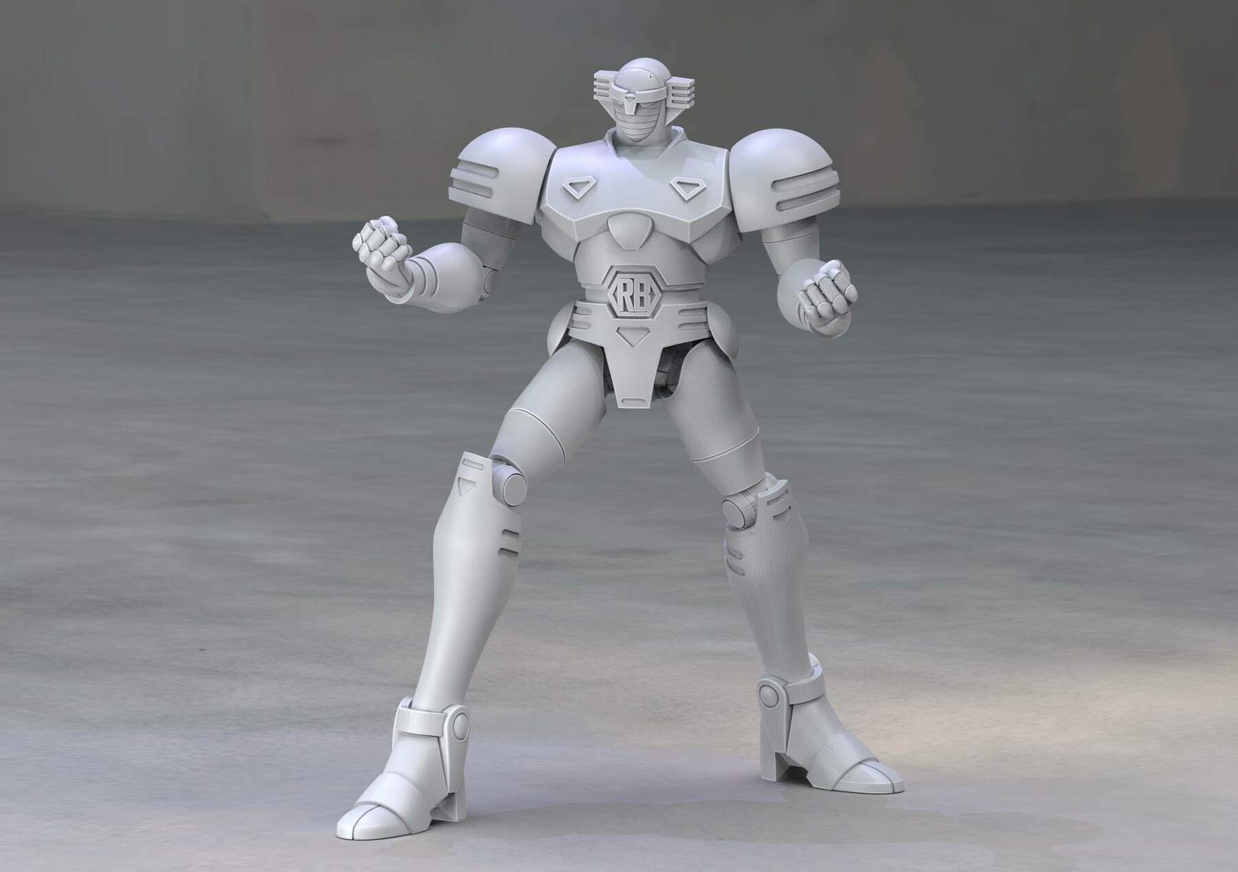 ArtStation Red Robot 3D for | Resources