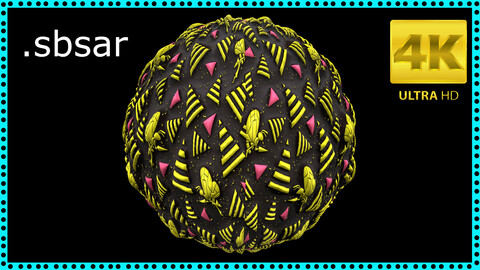 Abstract Material Design - 14 / Sbsar / Substance Painter