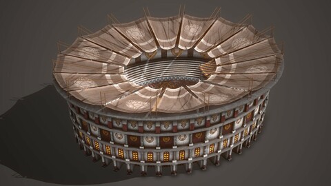 Colosseum Low Poly 02