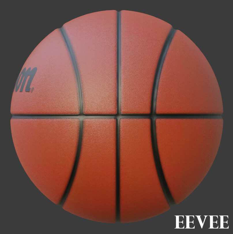 ArtStation Wilson Basketball Lowpoly 3D model Resources