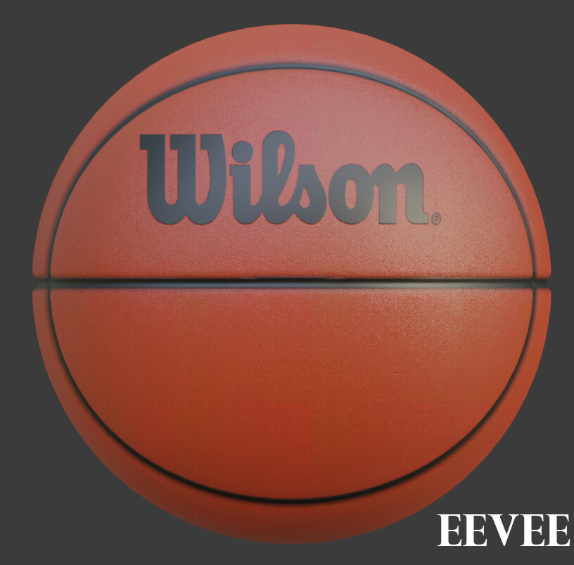 ArtStation Wilson Basketball Lowpoly 3D model Resources