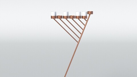 Bronze Menorah 7 Candles