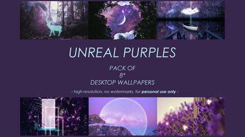 Unreal Purples - Desktop Wallpaper Pack
