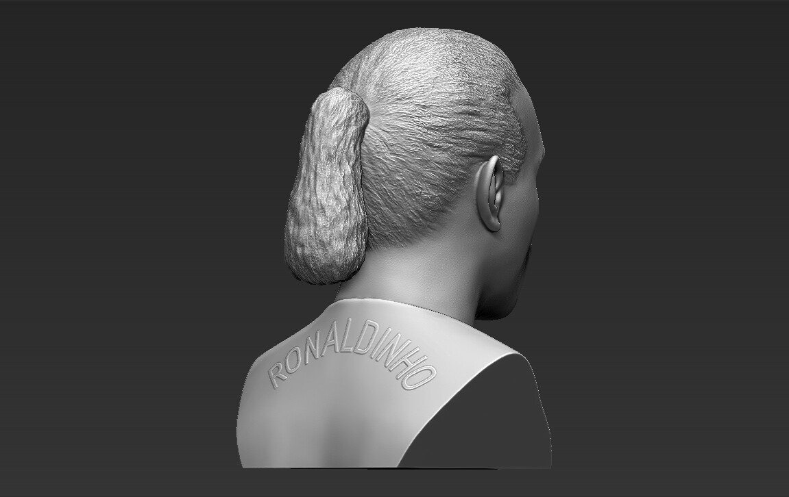 Vintage New Orleans Saints Throwback Bust 3D model 3D printable