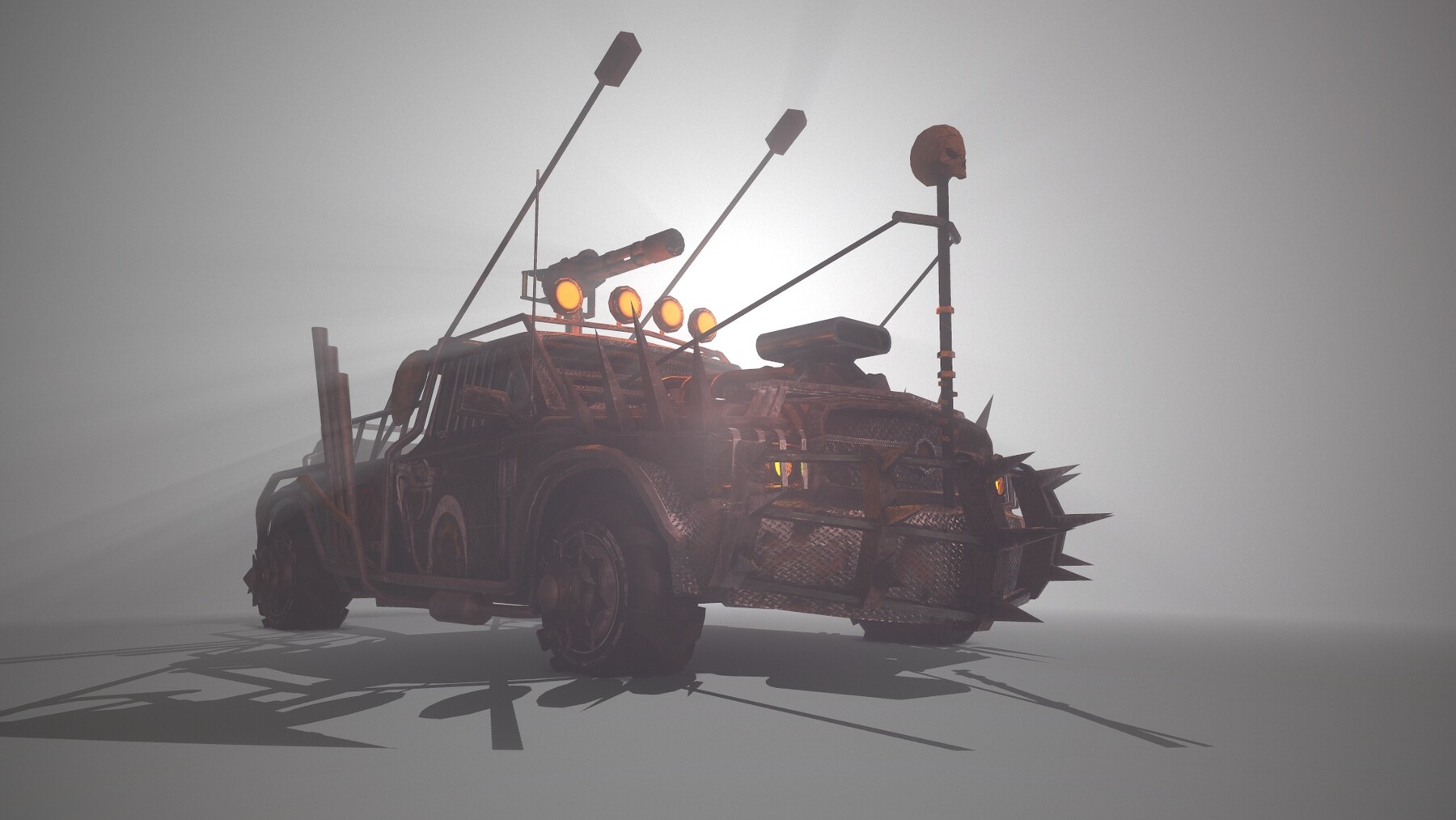 Artstation Apocalypse Vehicle Truck Game Assets