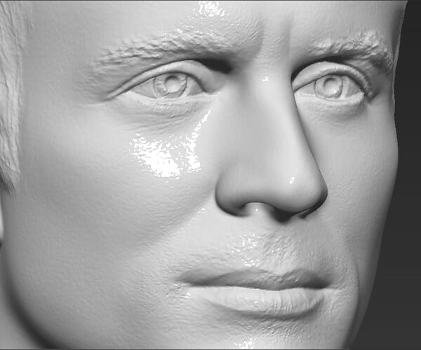 ArtStation - Emmanuel Macron bust 3D printing ready stl obj formats ...