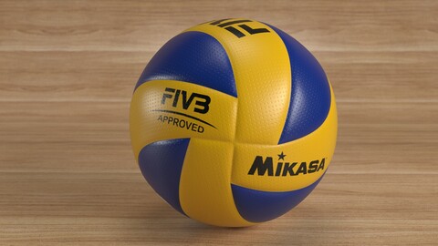 Volleyball FIVB 300 PBR 3D model