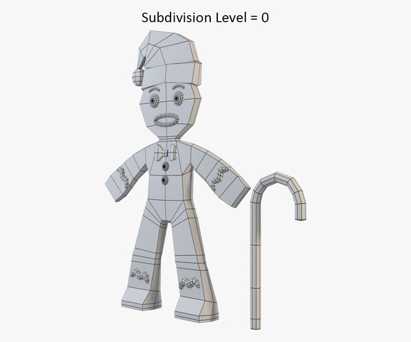 ArtStation - Lowpoly Gingerbread Man Rigged | Resources