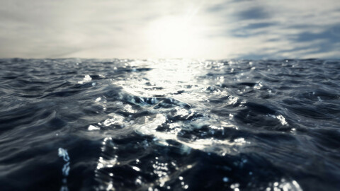 Procedural Ocean Material  [Nodevember - Day 19 - Fluid]