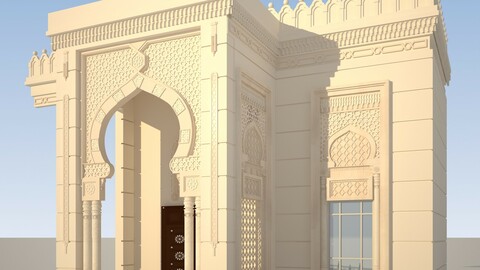 3D model Mosque