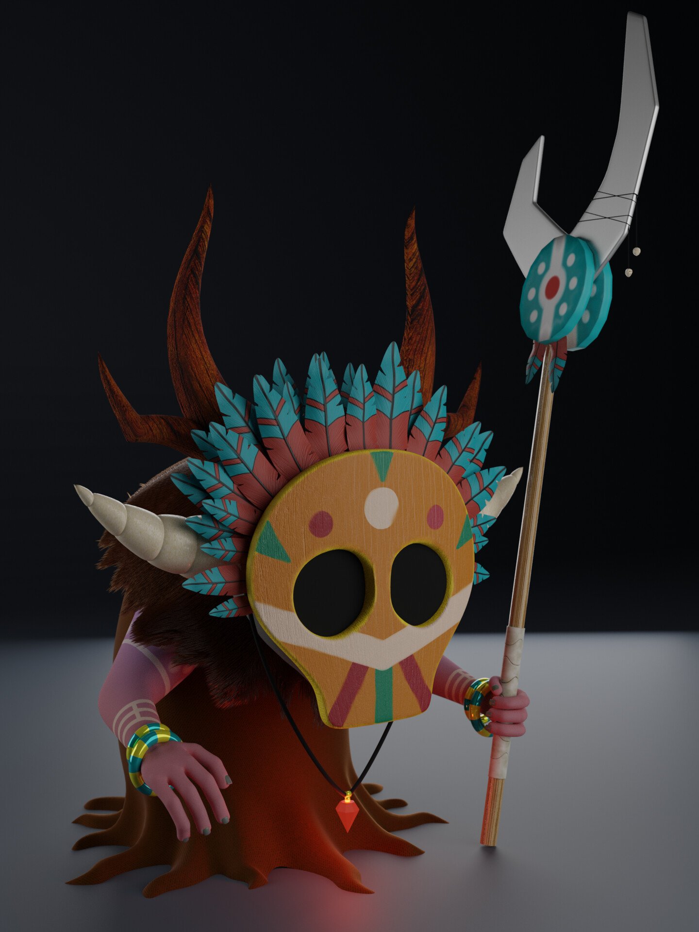 ArtStation Shaman ( 3D Character Model ) Artworks