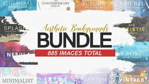 885 Aesthetic Backgrounds BUNDLE