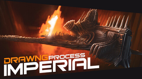 Imperial spacecraft [full painting process in Photoshop]