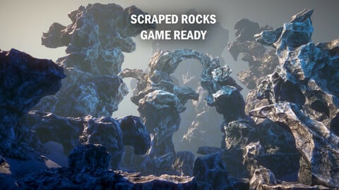 Scraped rocks