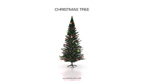 Pre-Lit Artificial Christmas Tree