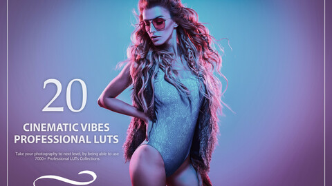 20 Cinematic Vibes LUTs Pack