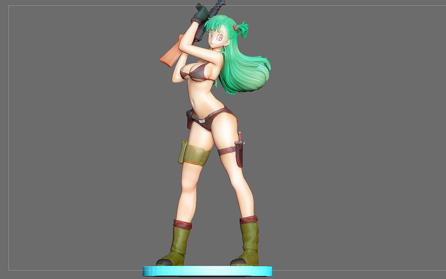 ArtStation - BULMA SEXY VERSION STATUE DRAGONBALL ANIME ANIMATION GIRL 3D  PRINT | Resources