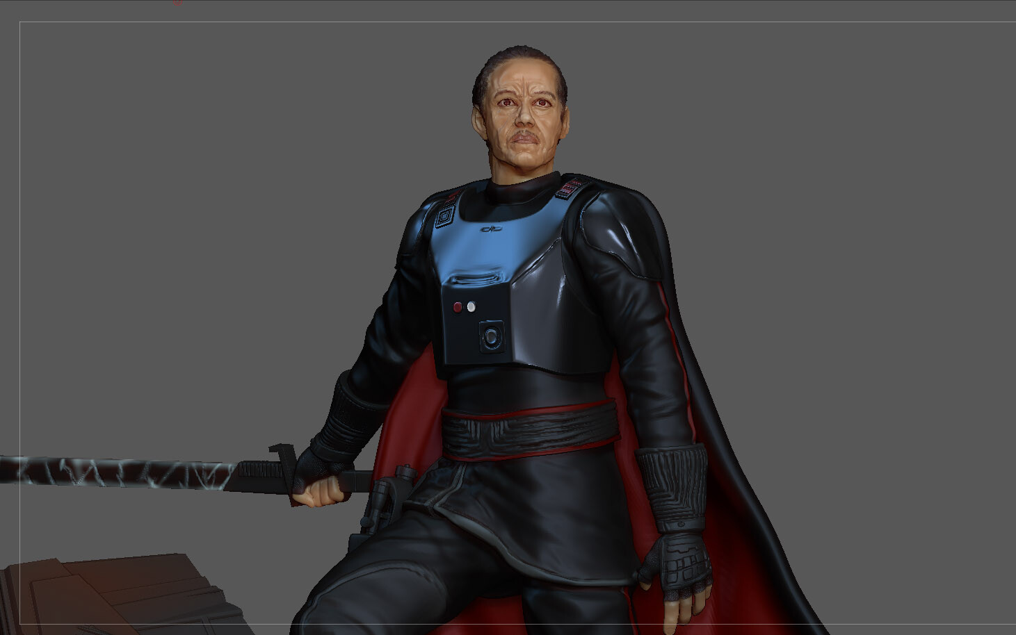 ArtStation - MOFF GIDEON 3D PRINT STATUE MANDALORIAN STARWARS DISNEY ...