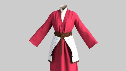 Women Disney Mulan Costume with Belt